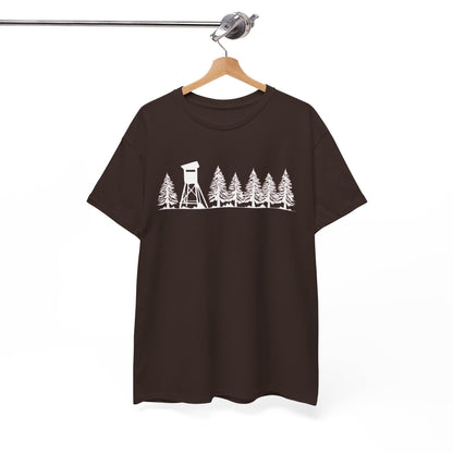 T-Shirt Unisex - Hochsitz im Wald