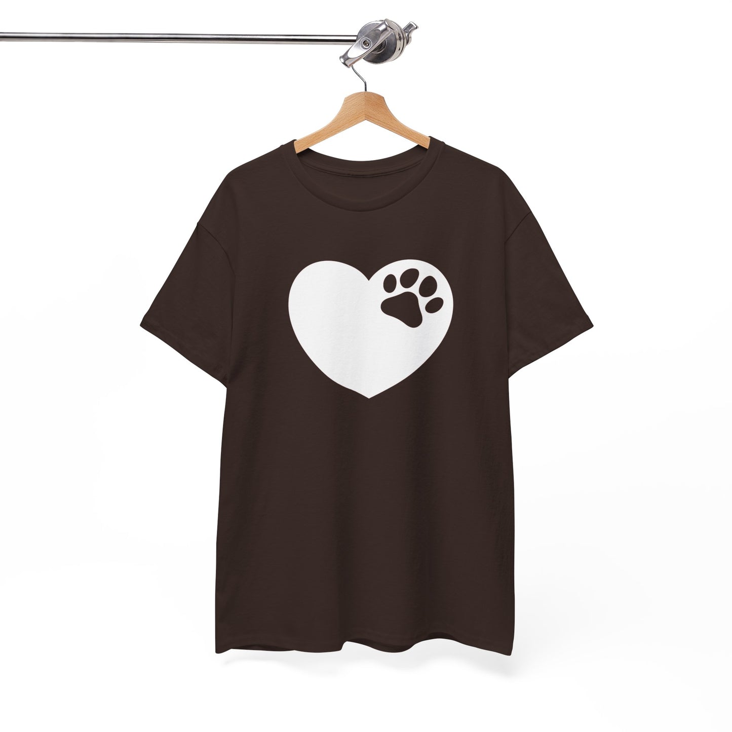 T-Shirt Unisex - Hundepfote mit Herz 6
