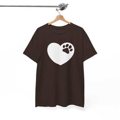 T-Shirt Unisex - Hundepfote mit Herz 6