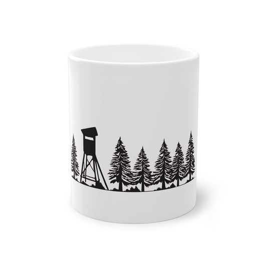 Tasse - Hochsitz im Wald