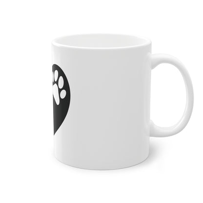 Tasse - Hundepfote mit Herz 6