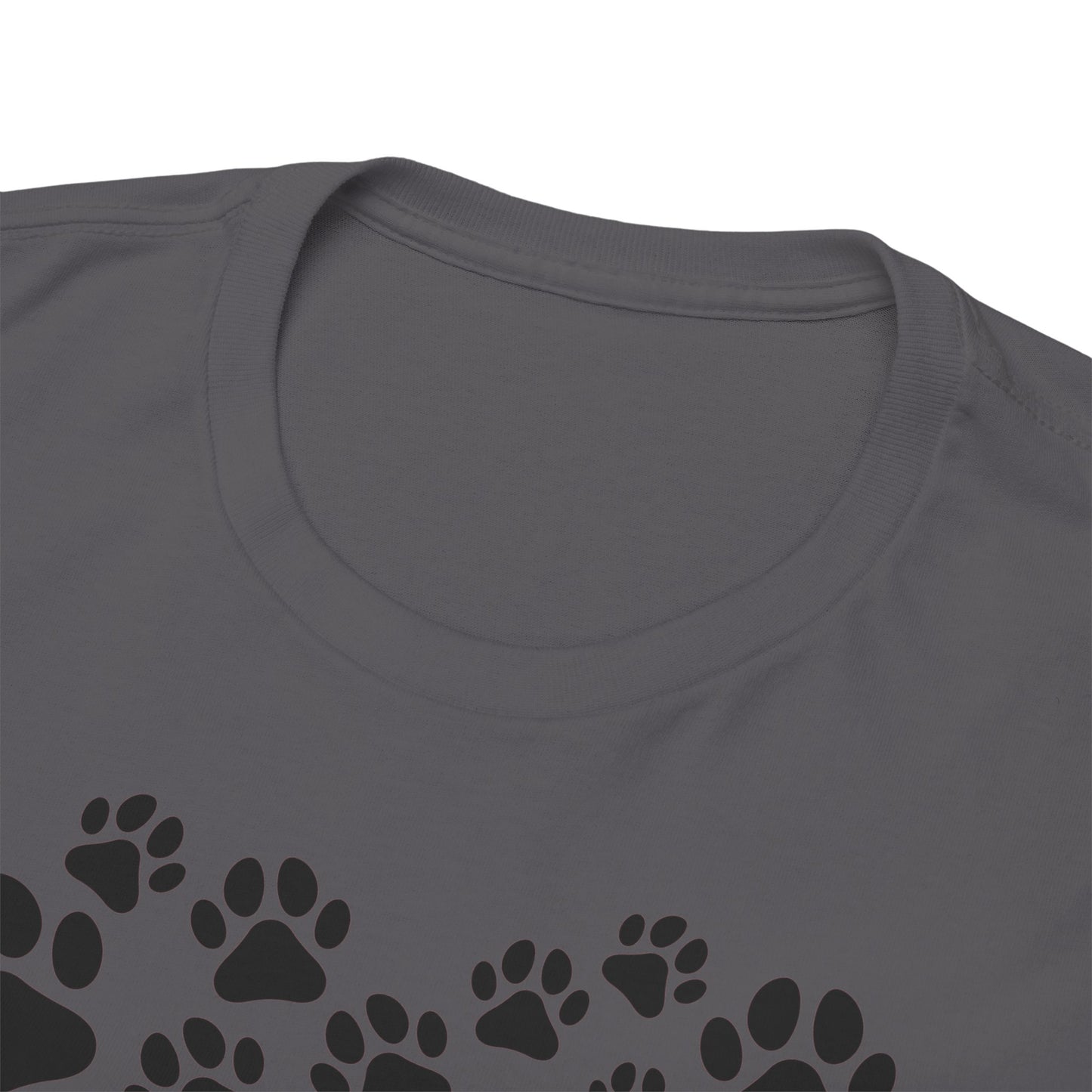T-Shirt Unisex - Herz aus Hundepfoten