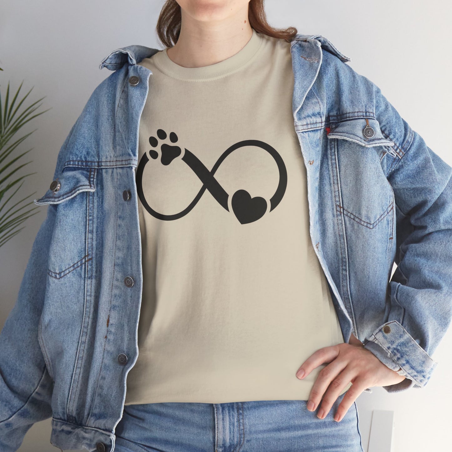 T-Shirt Unisex - Hundepfote mit Herz 3