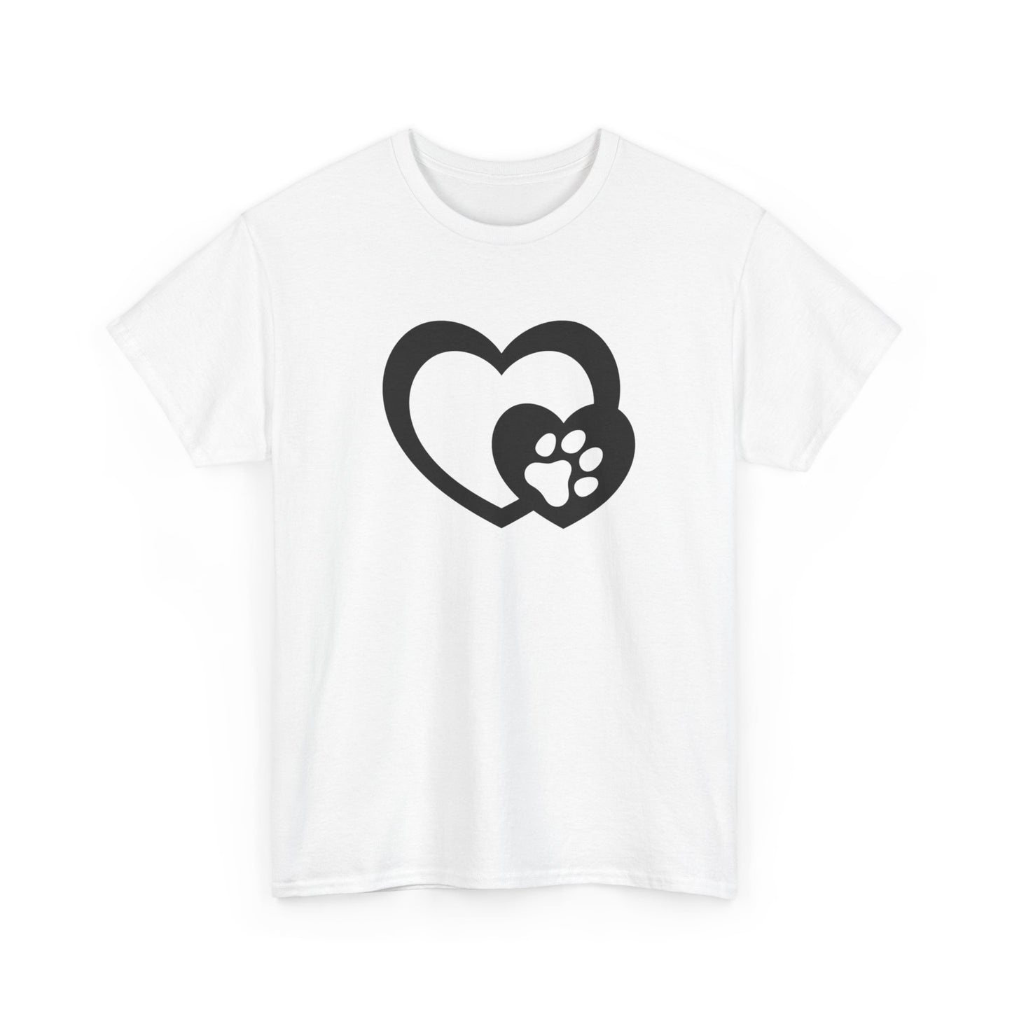 T-Shirt Unisex - Hundepfote mit Herz 5