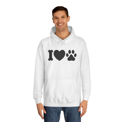 Hoodie Unisex - Hundepfote mit Herz 4