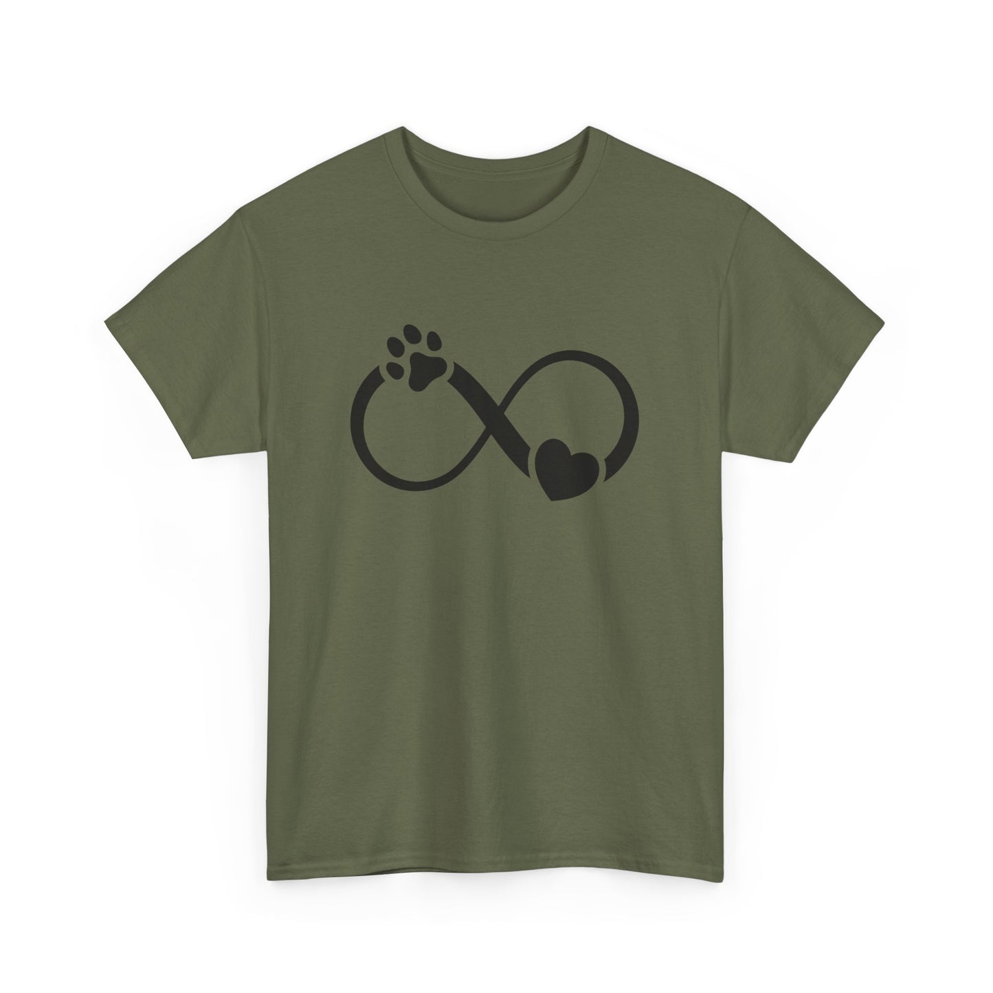 T-Shirt Unisex - Hundepfote mit Herz 3