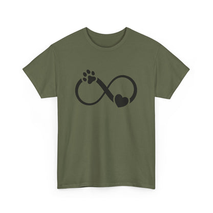T-Shirt Unisex - Hundepfote mit Herz 3