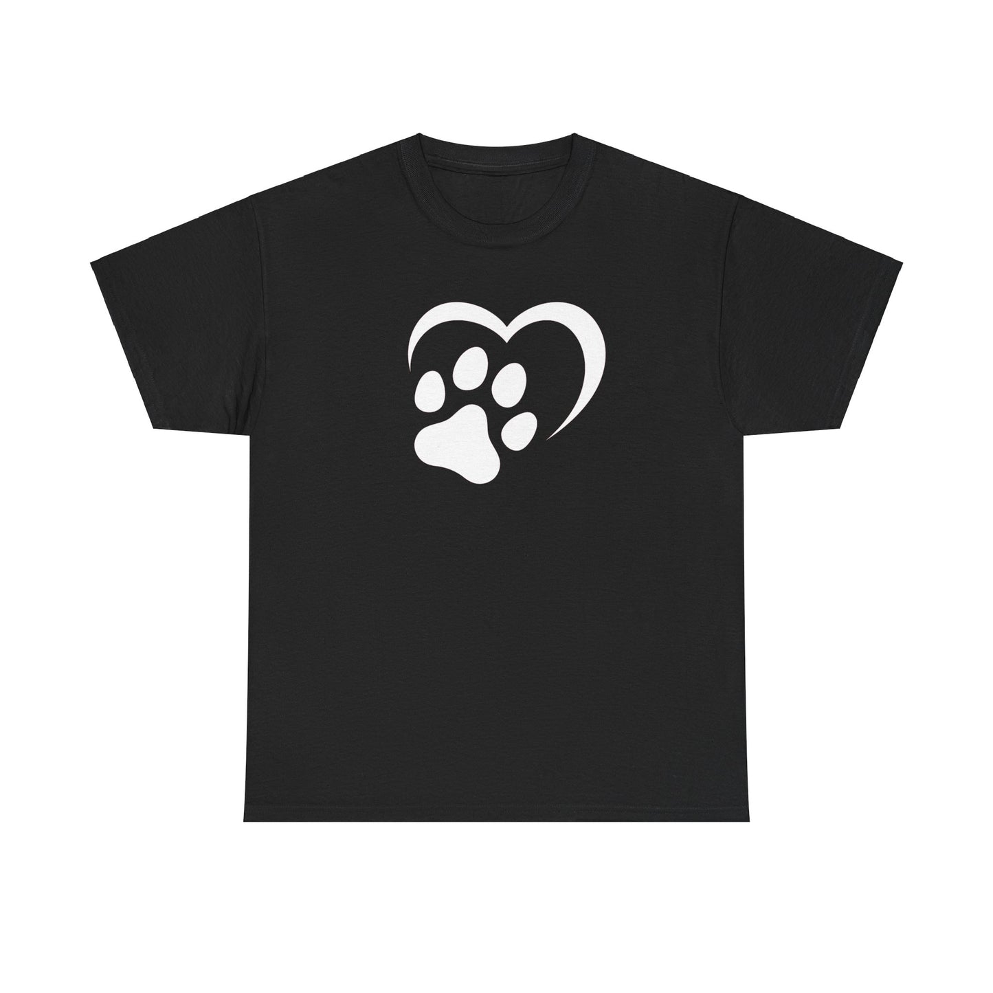 T-Shirt Unisex - Hundepfote mit Herz 2