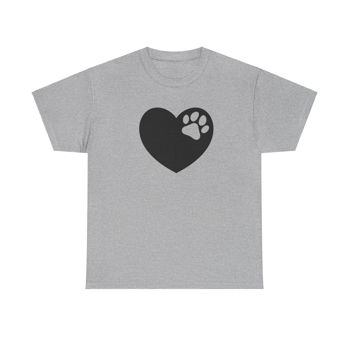 T-Shirt Unisex - Hundepfote mit Herz 6