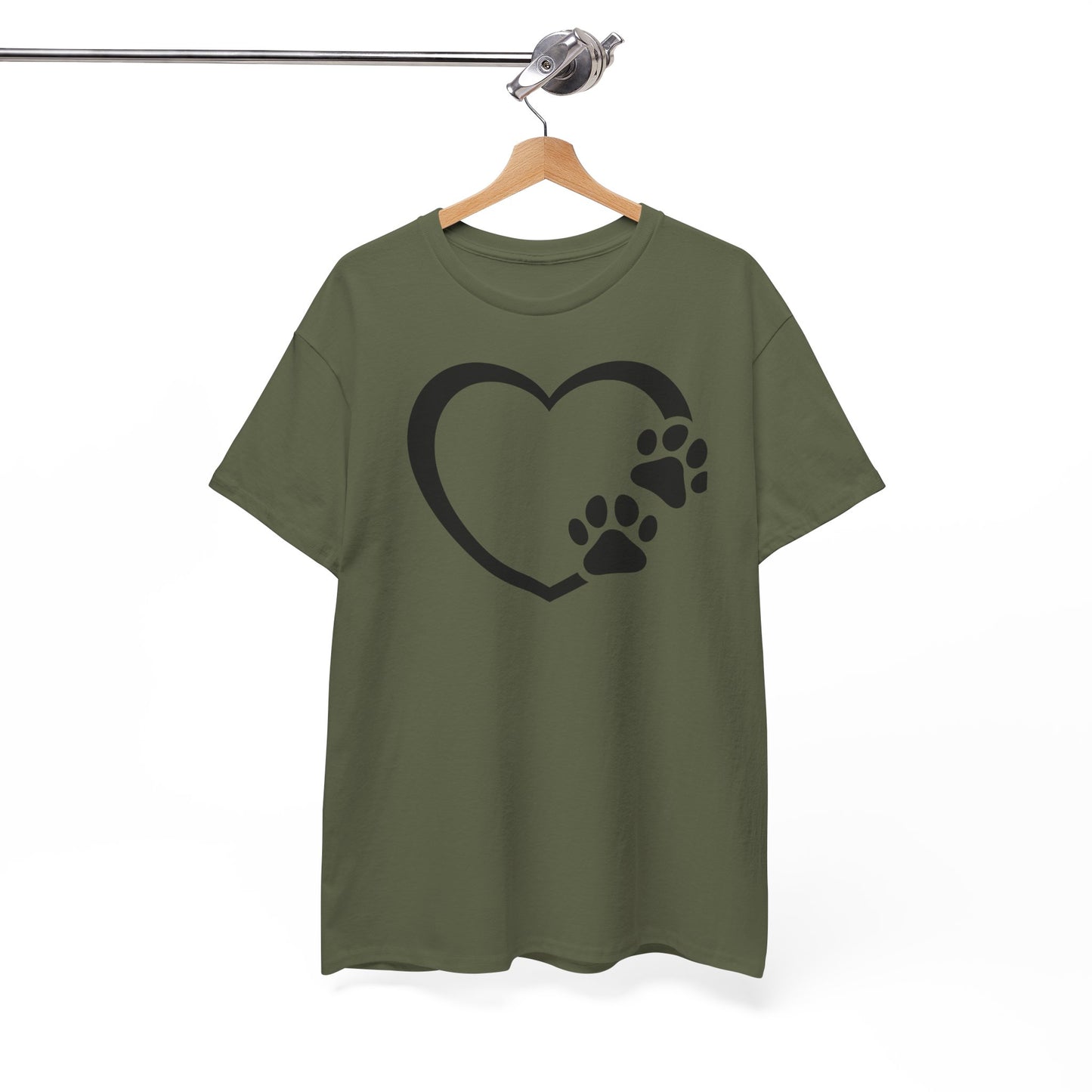 T-Shirt Unisex - Hundepfote mit Herz 7