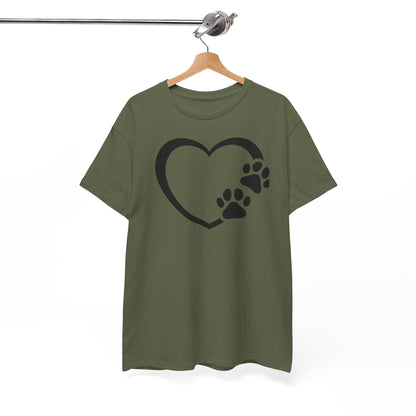 T-Shirt Unisex - Hundepfote mit Herz 7