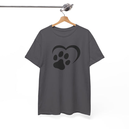 T-Shirt Unisex - Hundepfote mit Herz 2
