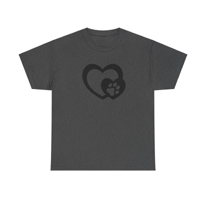 T-Shirt Unisex - Hundepfote mit Herz 5