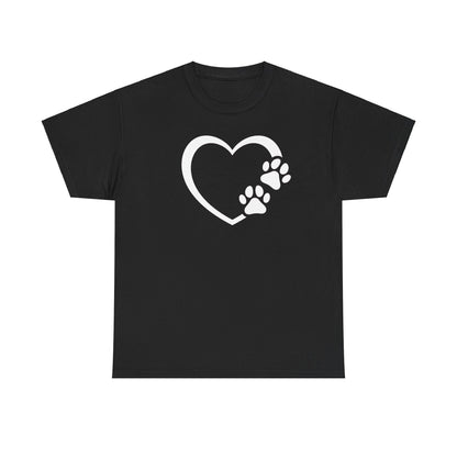 T-Shirt Unisex - Hundepfote mit Herz 7