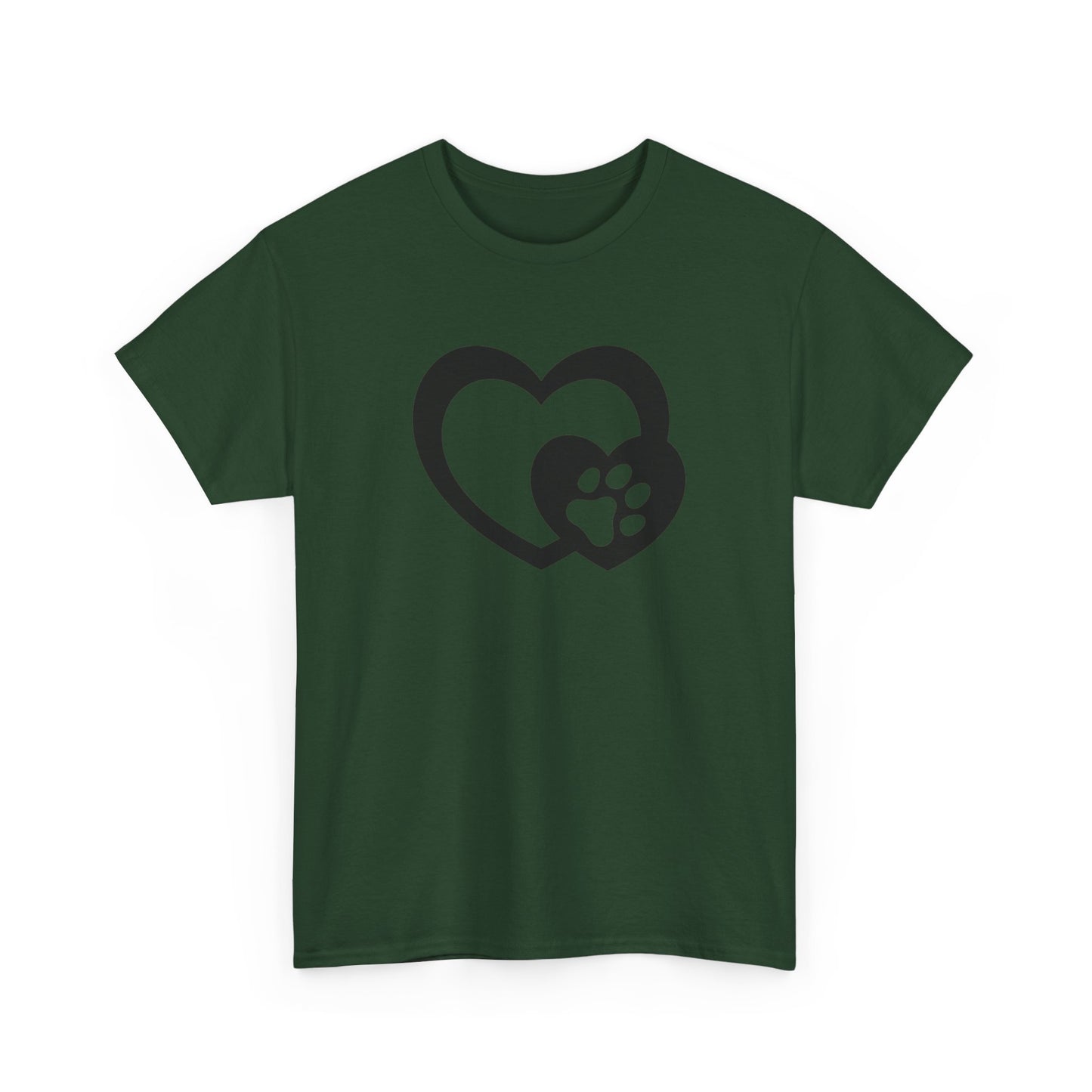 T-Shirt Unisex - Hundepfote mit Herz 5