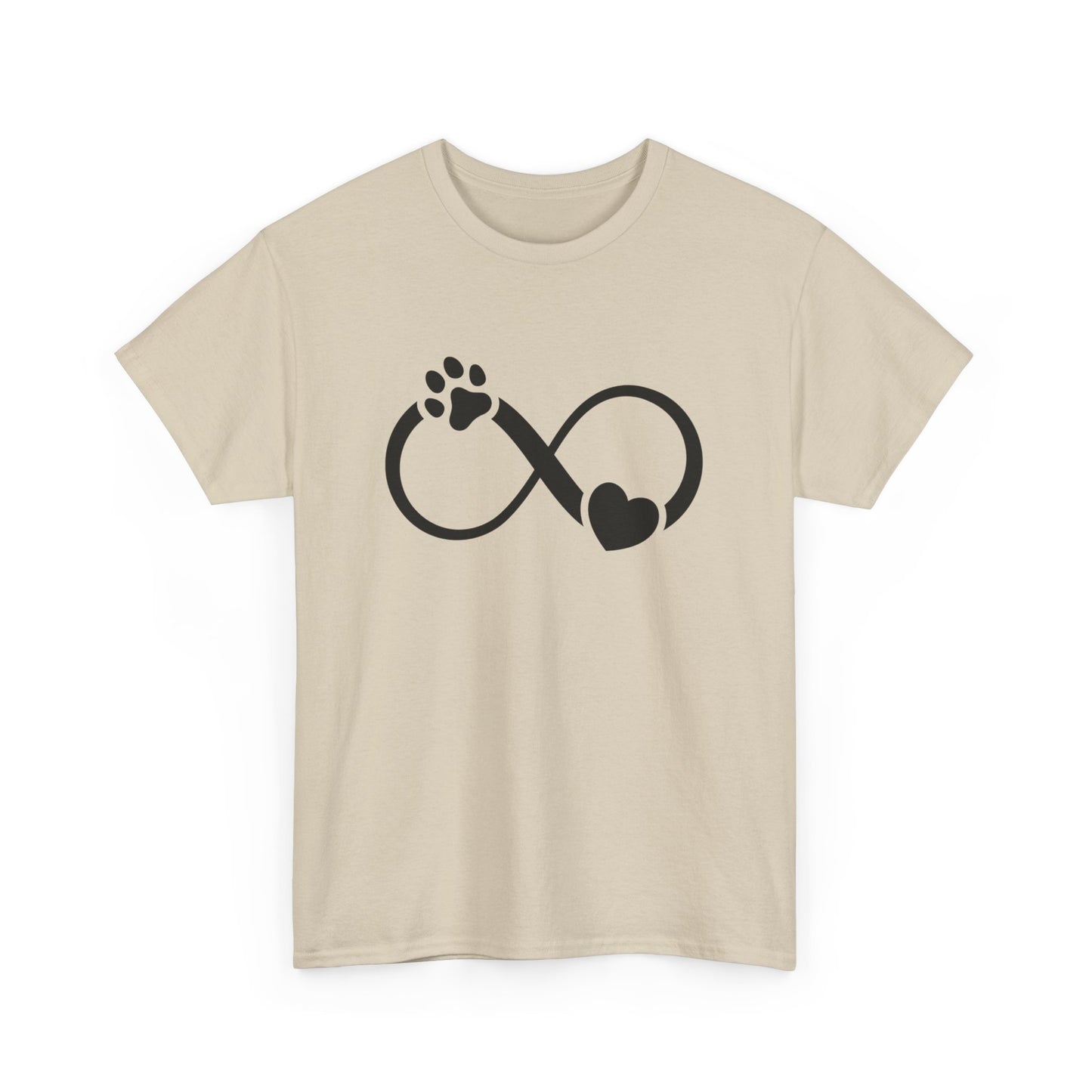 T-Shirt Unisex - Hundepfote mit Herz 3
