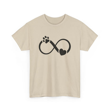 T-Shirt Unisex - Hundepfote mit Herz 3