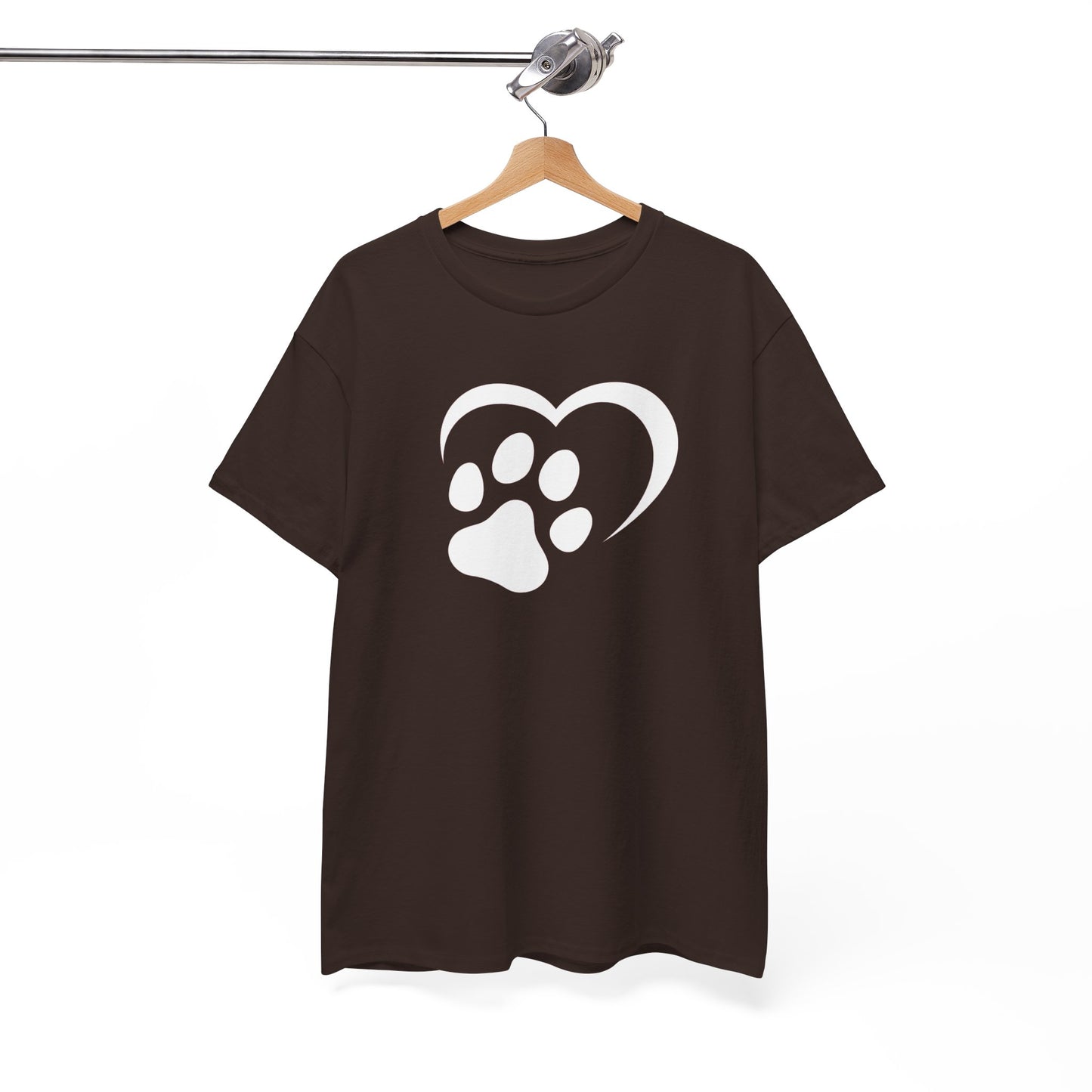 T-Shirt Unisex - Hundepfote mit Herz 2