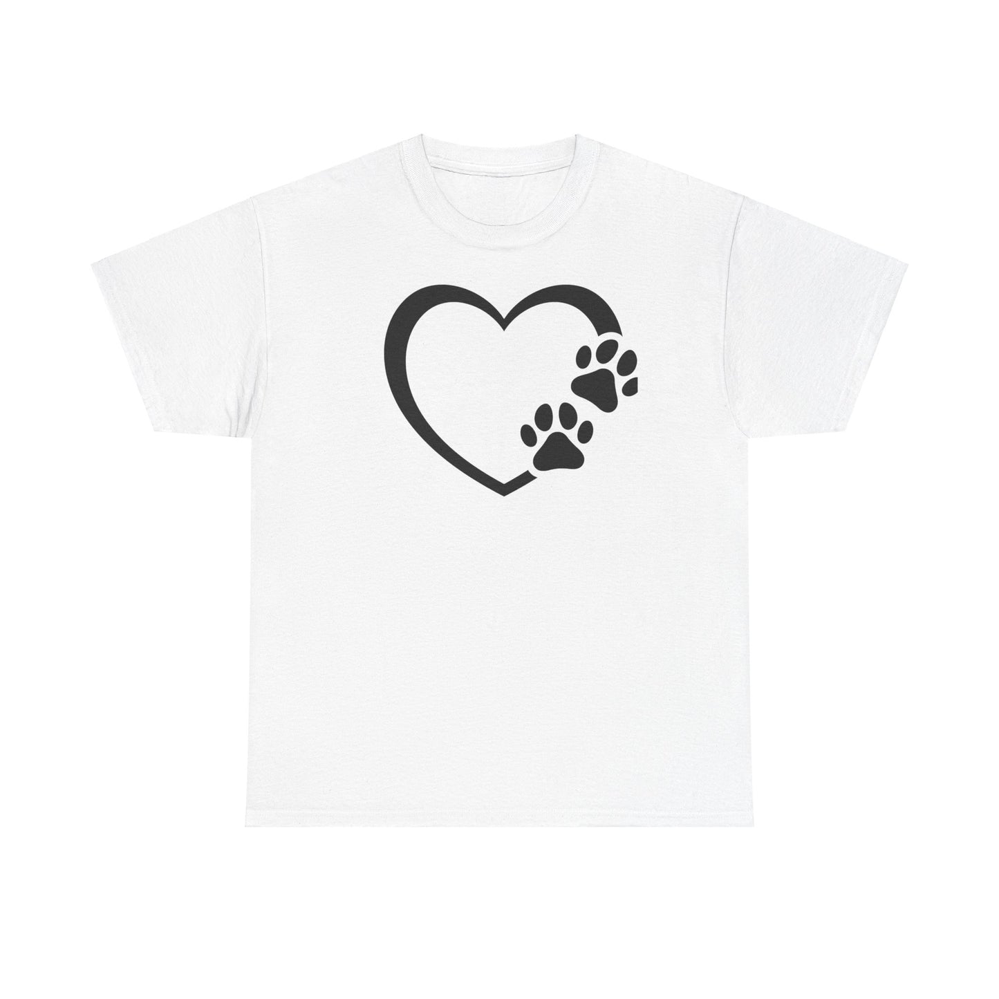 T-Shirt Unisex - Hundepfote mit Herz 7