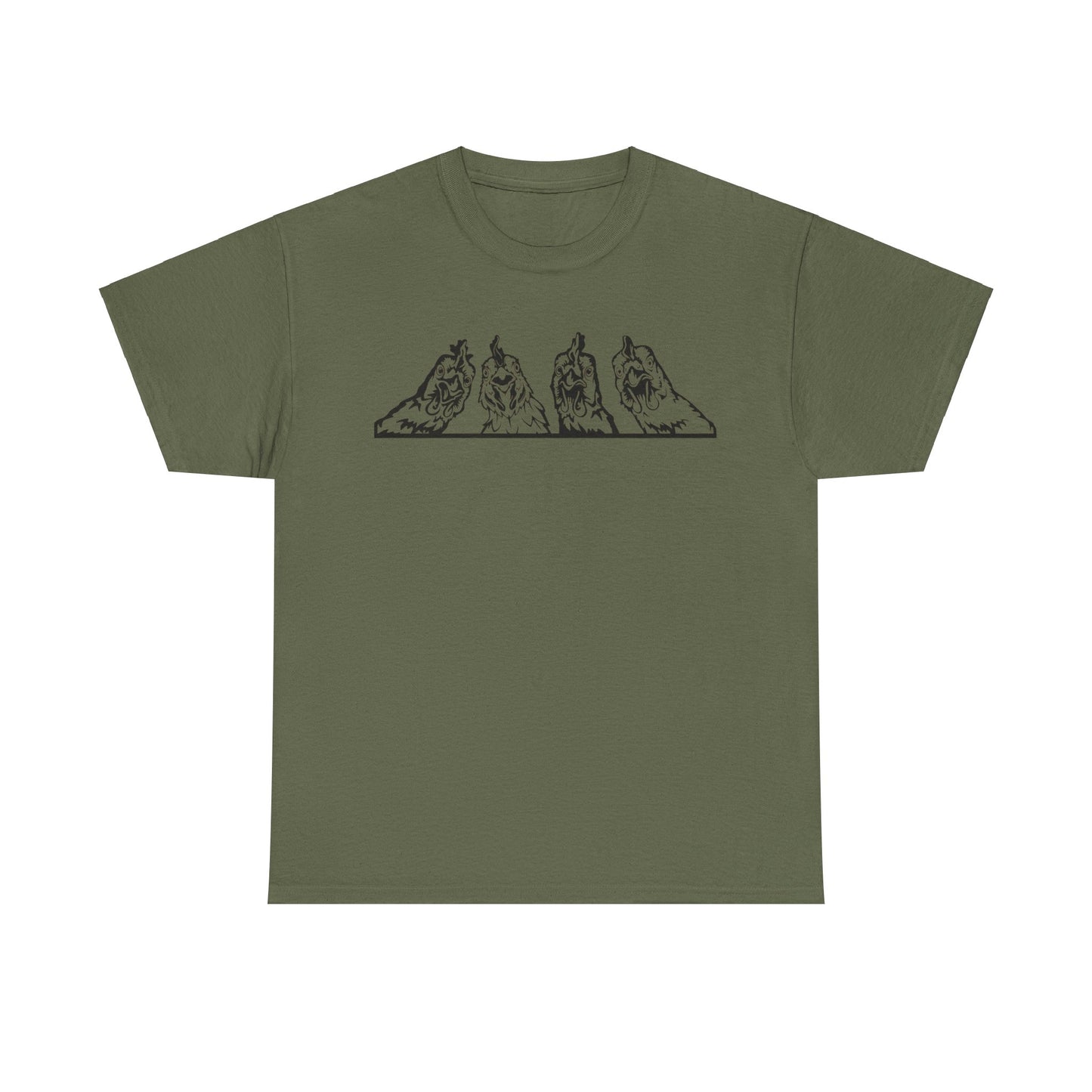 T-Shirt Unisex - Huhn Neugierig 2