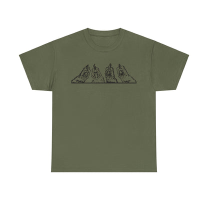T-Shirt Unisex - Huhn Neugierig 2