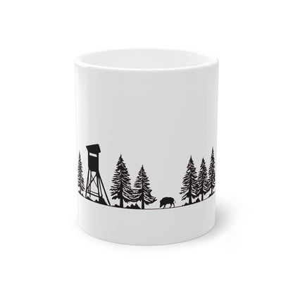 Tasse - Hochsitz im Wald - Schwarzwild