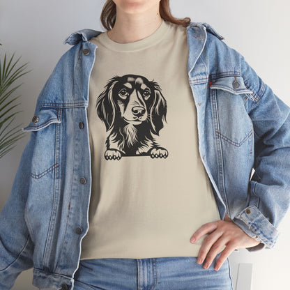 T-Shirt Unisex - Dackel Langhaar 1