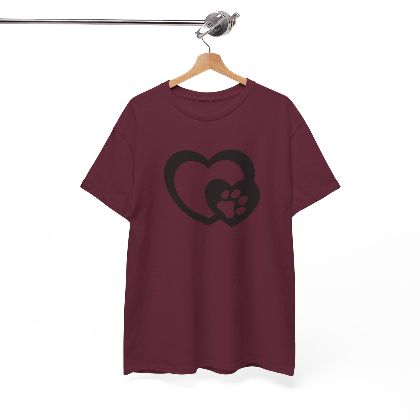 T-Shirt Unisex - Hundepfote mit Herz 5