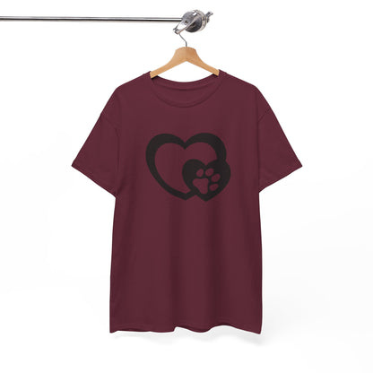 T-Shirt Unisex - Hundepfote mit Herz 5
