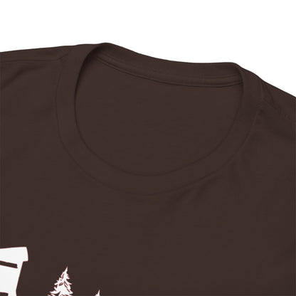 T-Shirt Unisex - Hochsitz im Wald - Damwild