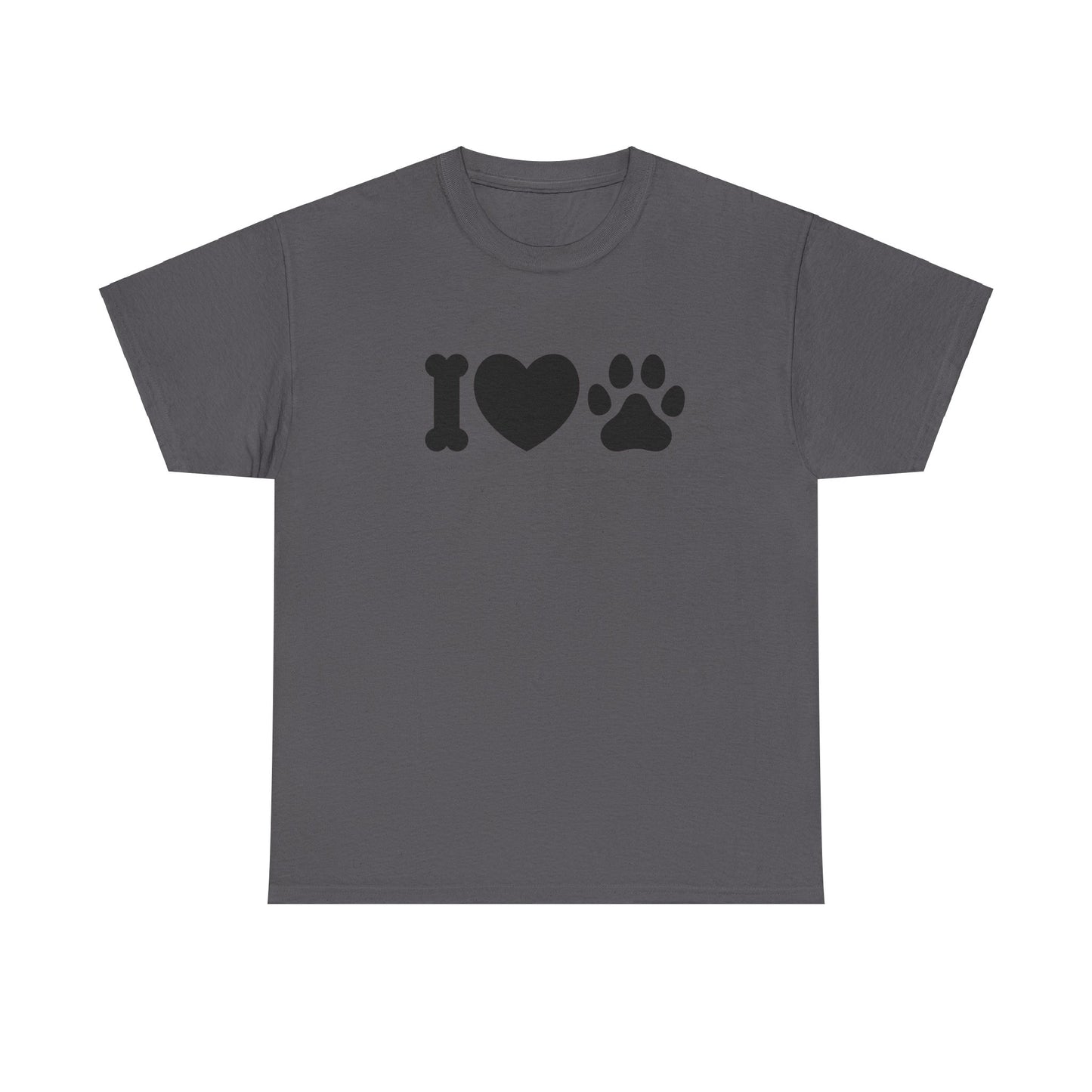 T-Shirt Unisex - Hundepfote mit Herz 4