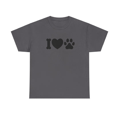 T-Shirt Unisex - Hundepfote mit Herz 4