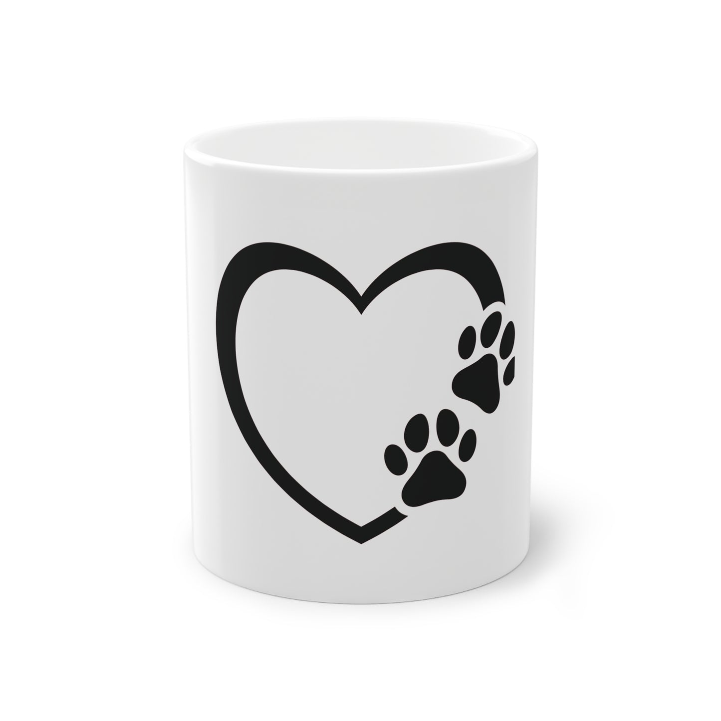 Tasse - Hundepfote mit Herz 7