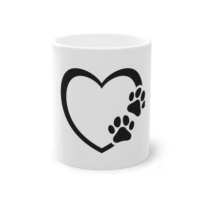 Tasse - Hundepfote mit Herz 7