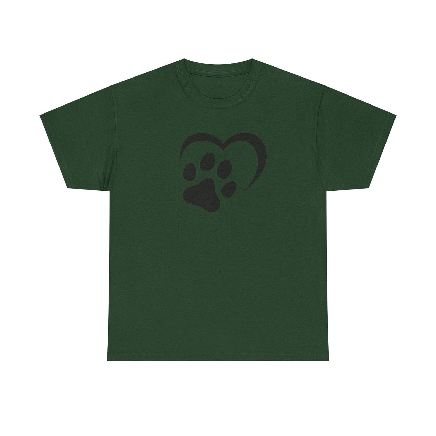 T-Shirt Unisex - Hundepfote mit Herz 2