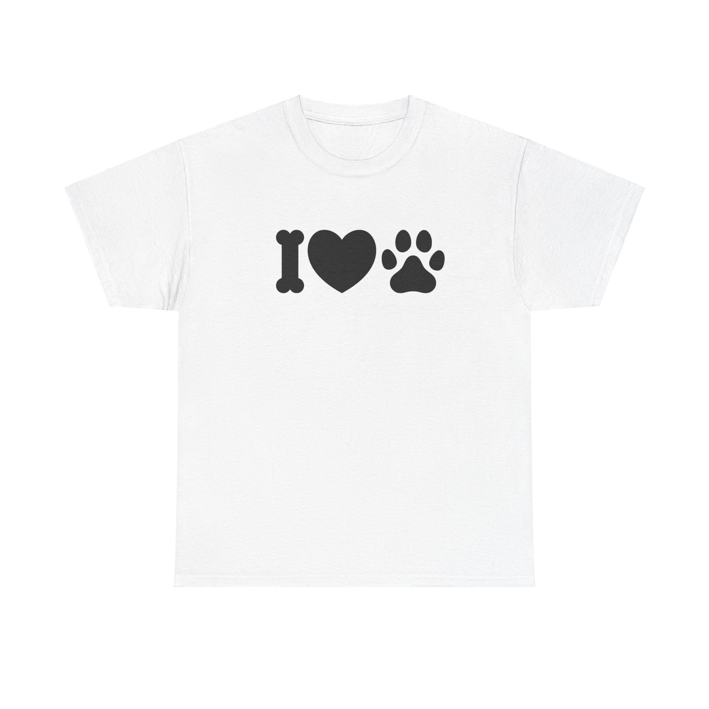 T-Shirt Unisex - Hundepfote mit Herz 4