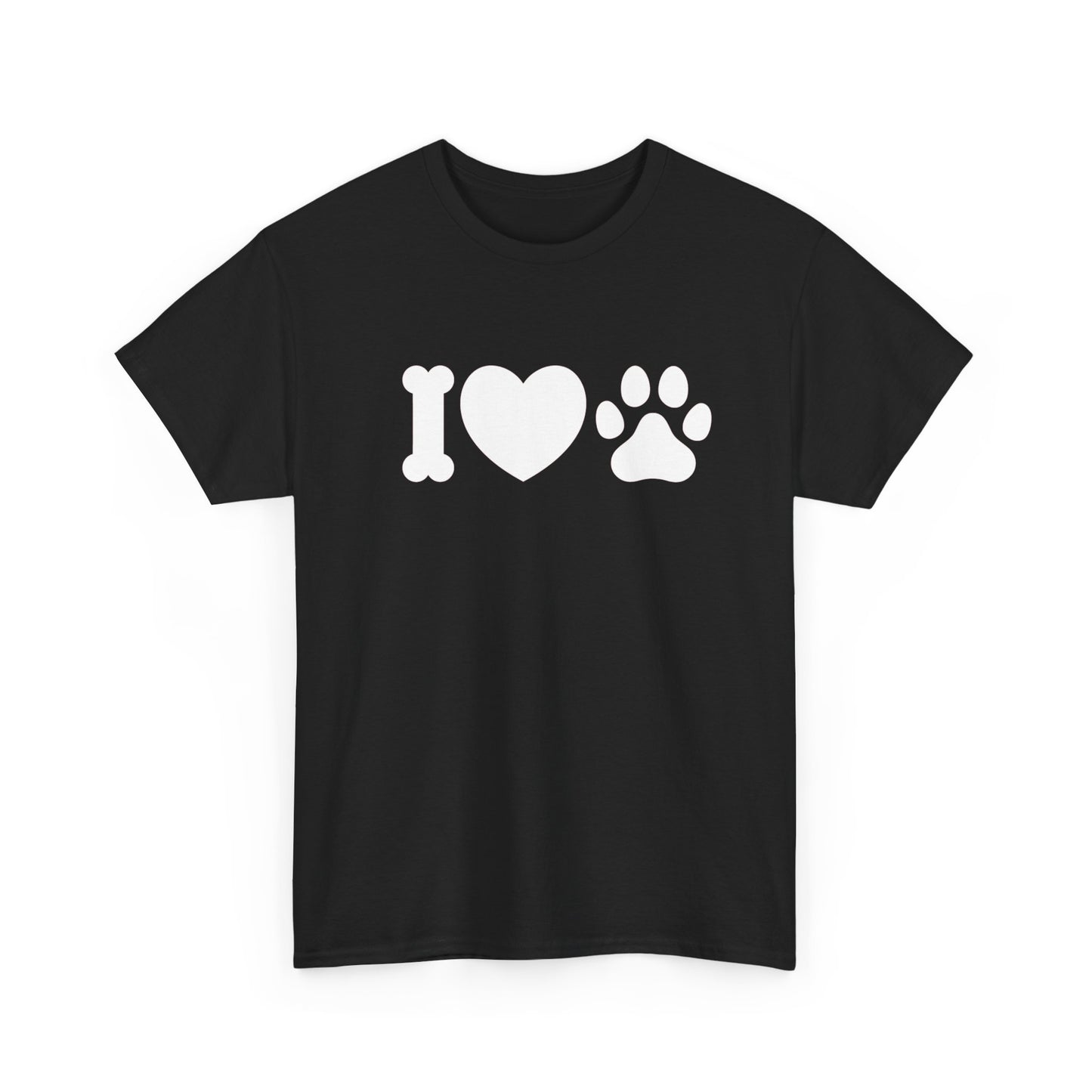 T-Shirt Unisex - Hundepfote mit Herz 4