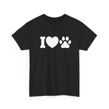 T-Shirt Unisex - Hundepfote mit Herz 4