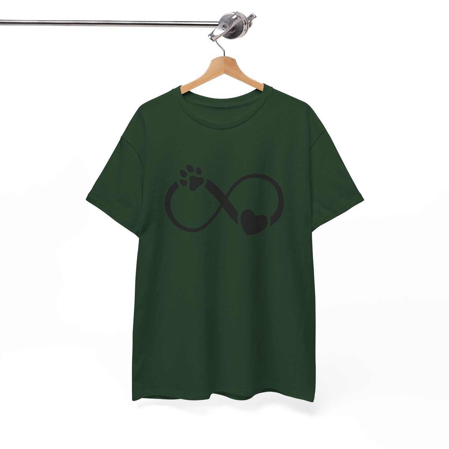 T-Shirt Unisex - Hundepfote mit Herz 3