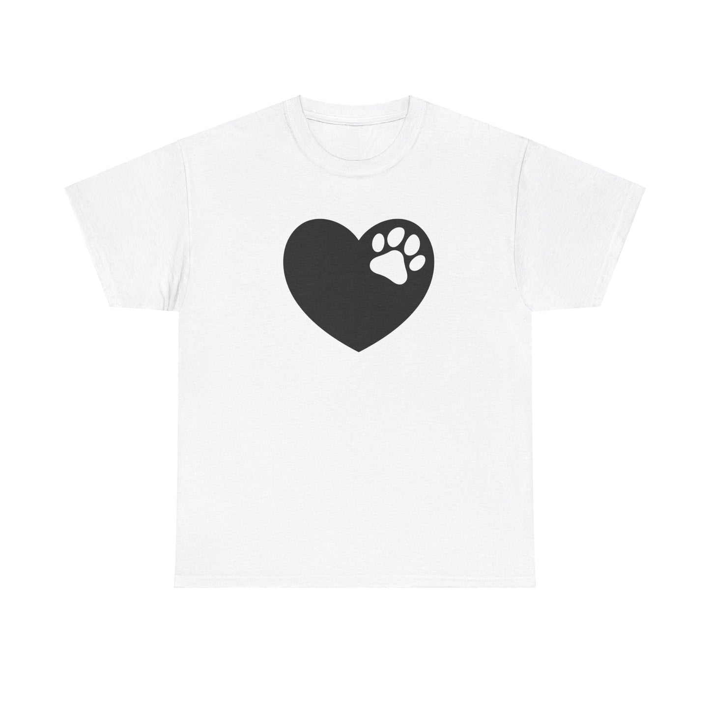 T-Shirt Unisex - Hundepfote mit Herz 6