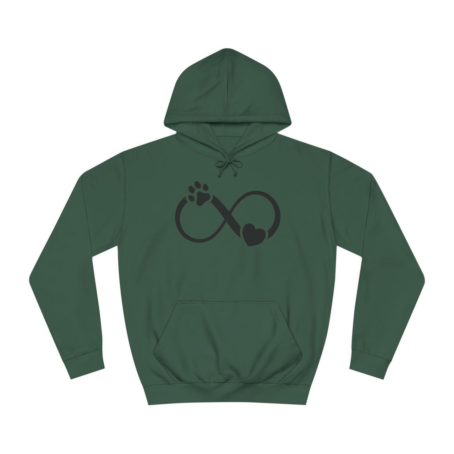 Hoodie Unisex - Hundepfote mit Herz 3
