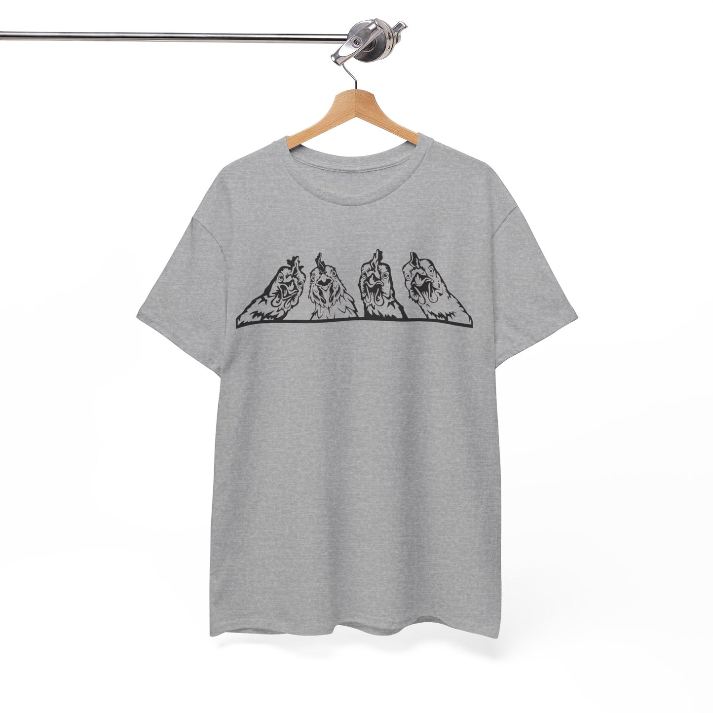 T-Shirt Unisex - Huhn Neugierig 2