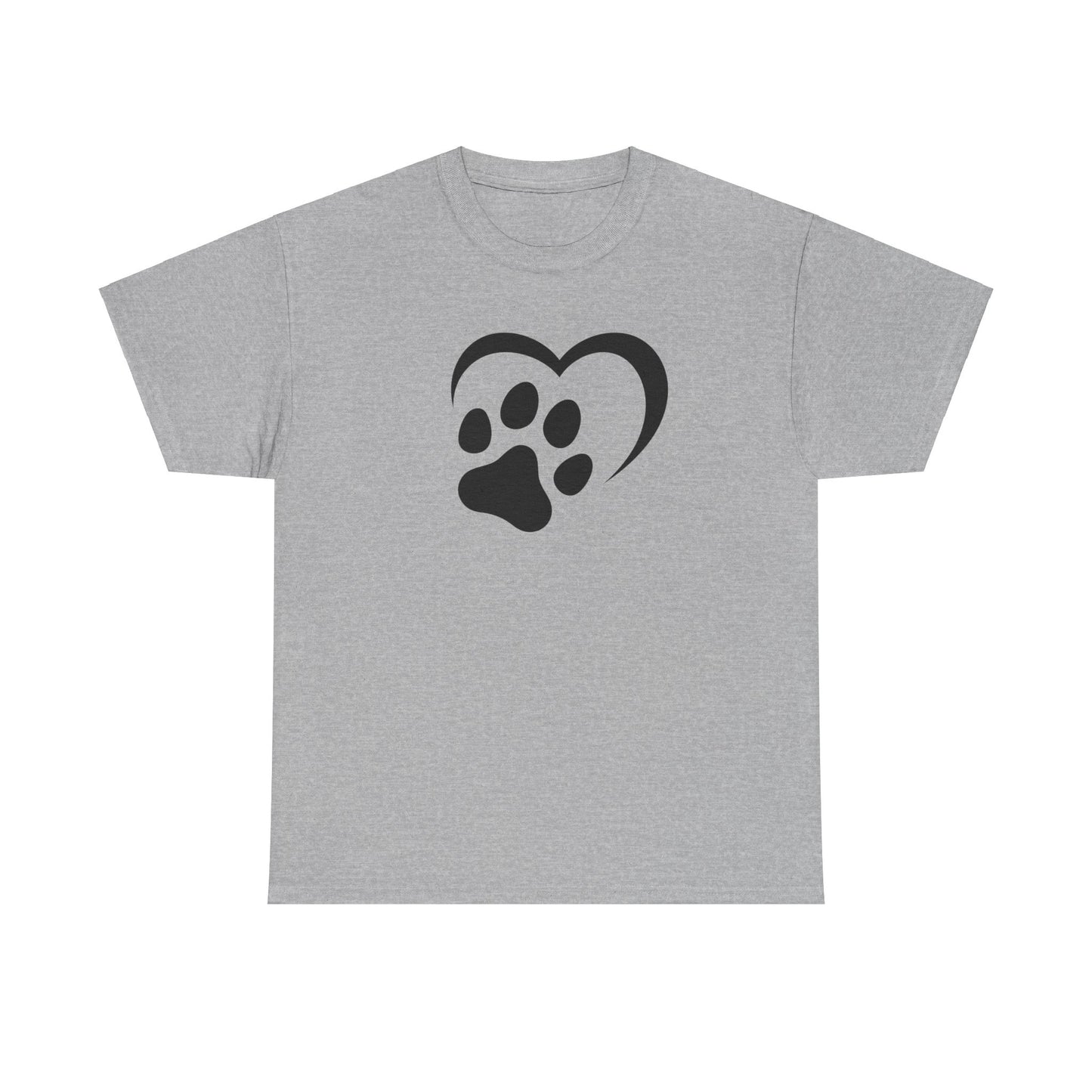 T-Shirt Unisex - Hundepfote mit Herz 2