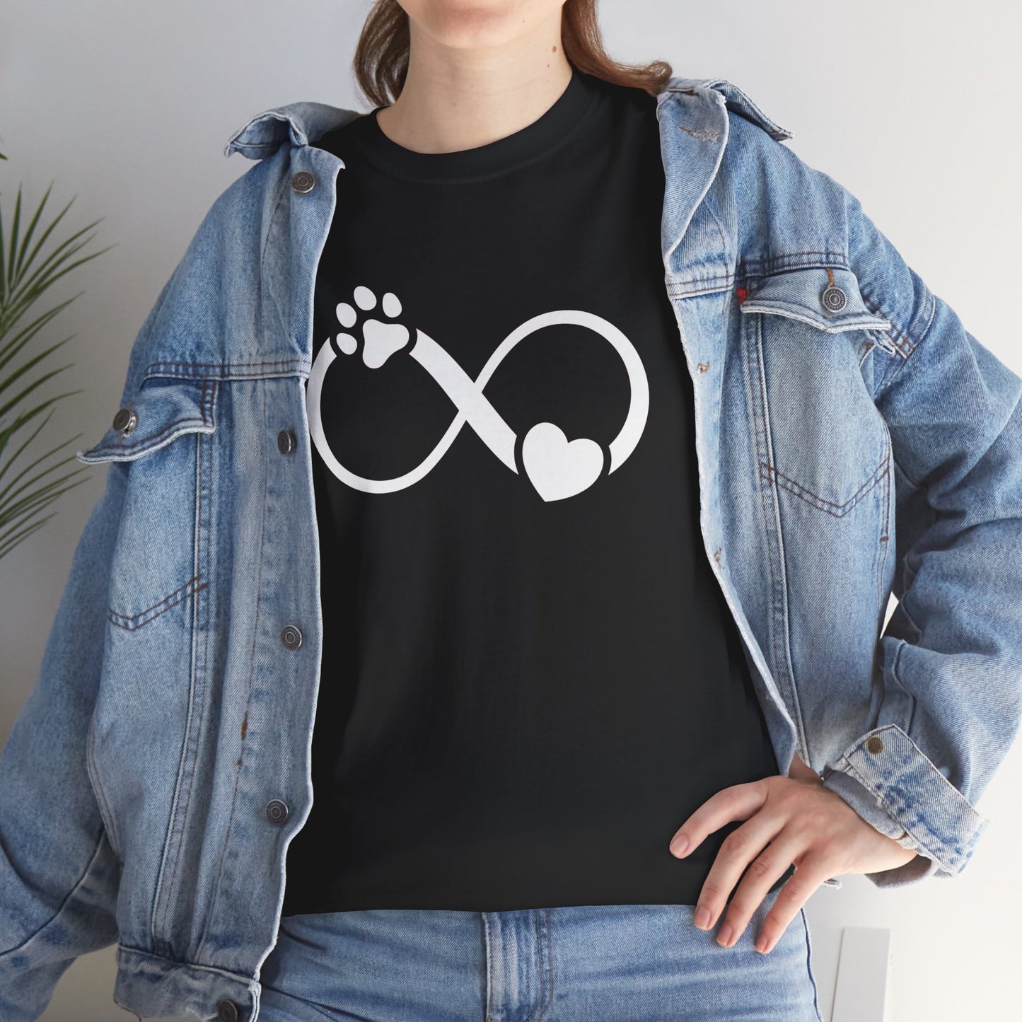 T-Shirt Unisex - Hundepfote mit Herz 3