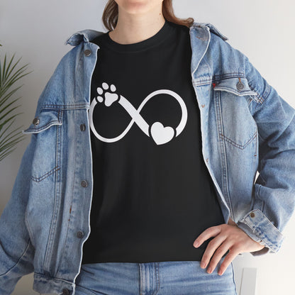 T-Shirt Unisex - Hundepfote mit Herz 3