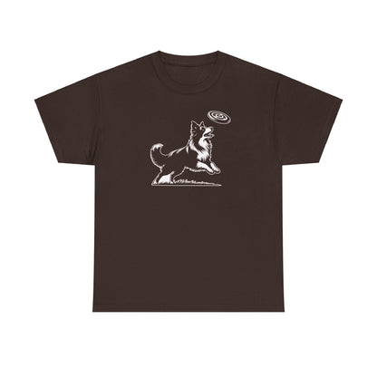 T-Shirt Unisex - Border Collie Frisbee