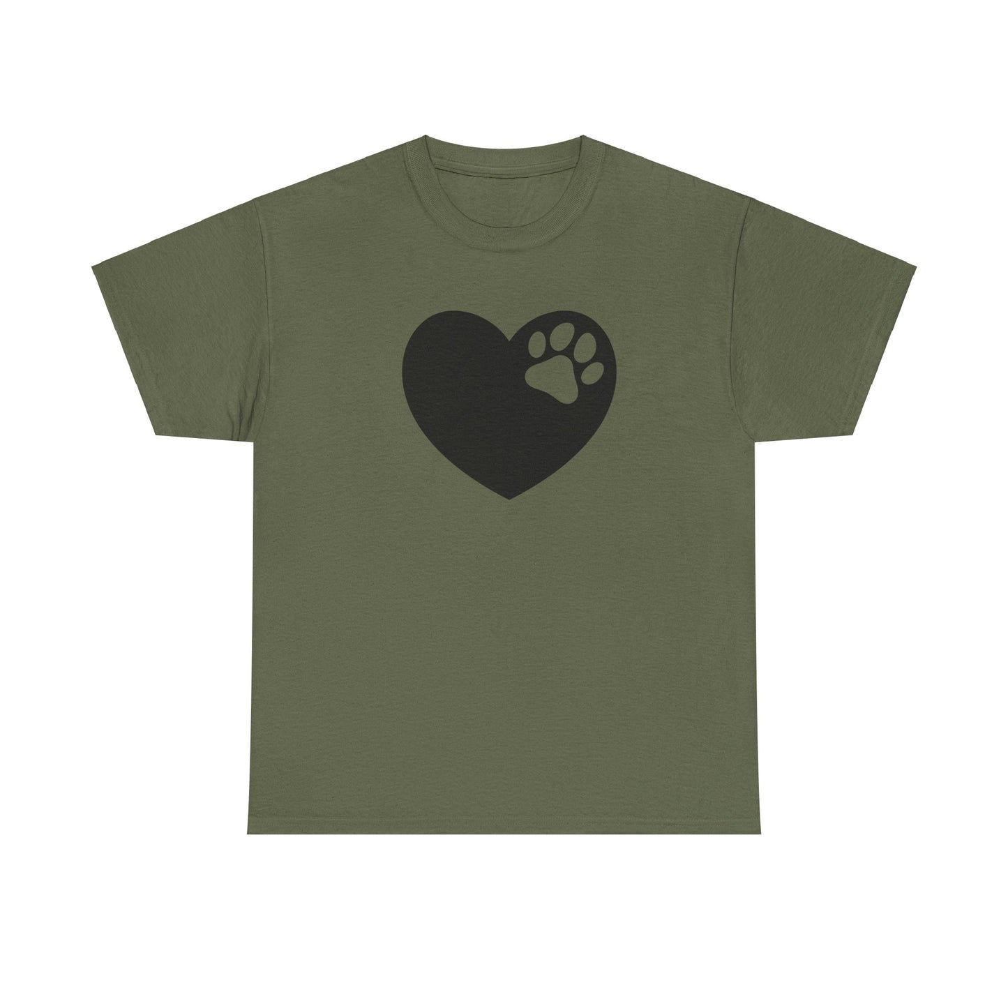 T-Shirt Unisex - Hundepfote mit Herz 6