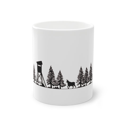 Tasse - Hochsitz im Wald - Gams
