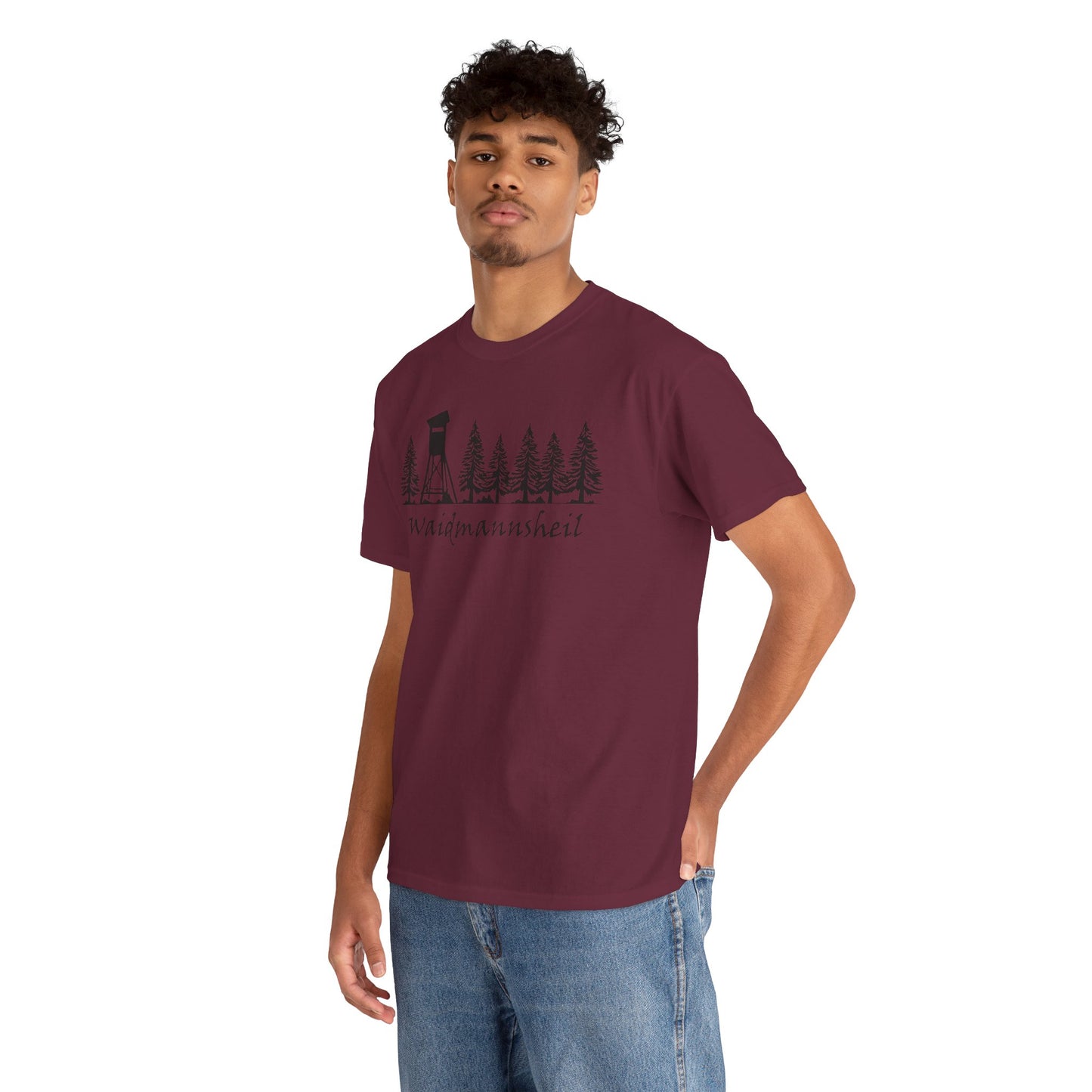 T-Shirt Unisex - Hochsitz im Wald - Waidmannsheil