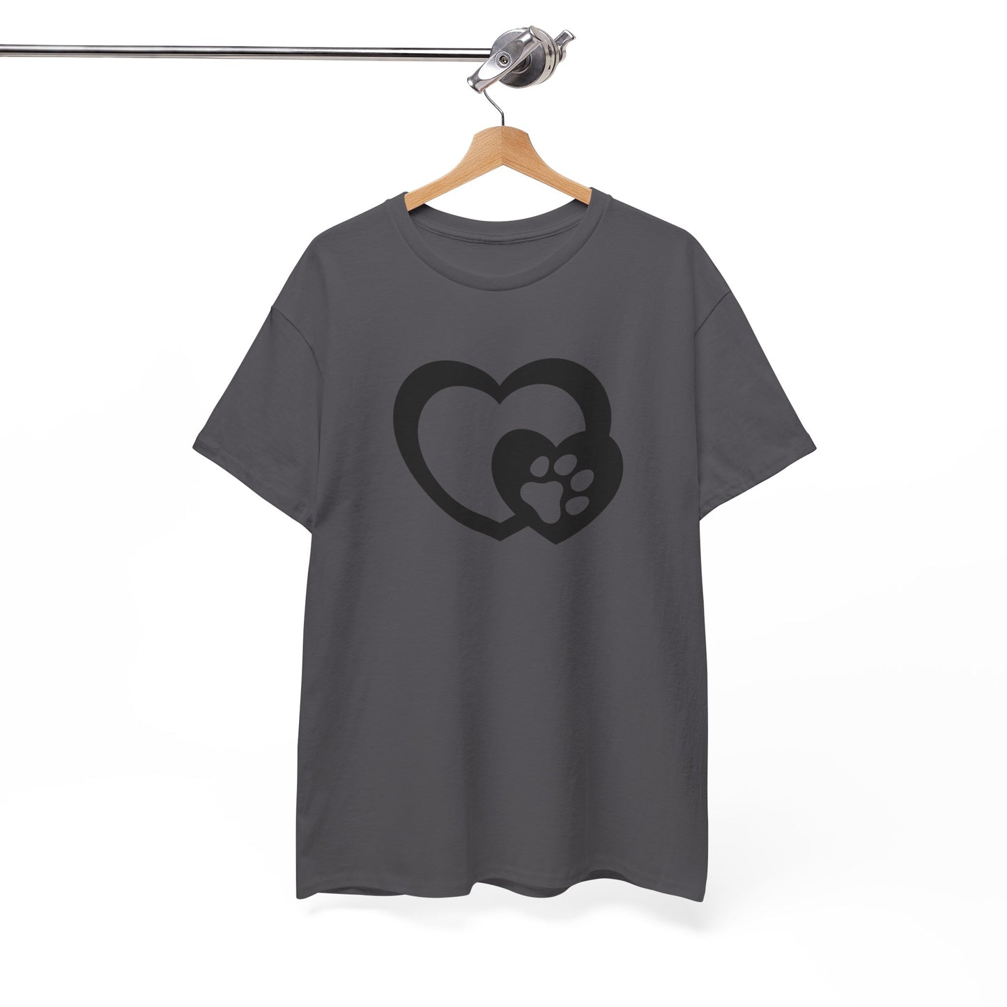 T-Shirt Unisex - Hundepfote mit Herz 5